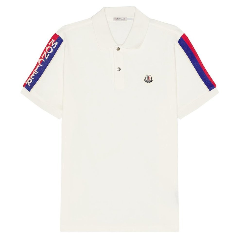 NWT Men's Moncler Polo in White size small